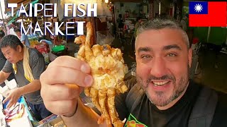 Seafood STREETFOOD In TAIPEI Fish Market  Outstanding TAIWANESE Seafood 🇹🇼🐟🦀🦑🦐 🇹🇼 [upl. by Delano]