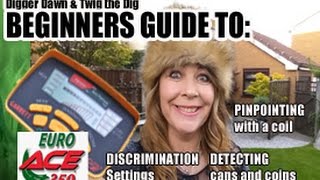 Beginners Guide to Metal Detecting  Discrimination pinpointing amp detecting a coin GARRETT 350 7 [upl. by Ytok267]