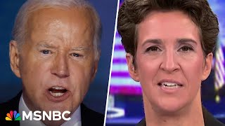 You can feel it Maddow and MSNBC panel react to Biden’s historic DNC speech [upl. by Corinne]