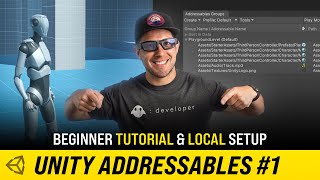 How To Use Unity Addressables For Beginners Part 1 Setup amp Loading Assets [upl. by Norabal]