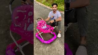 Best Baby Walker with Height Adjustable baby walker Unboxing and Fitting [upl. by Malkin]