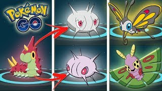 ¡EVOLUCIÓN WURMPLE a SILCOON BEAUTIFLY y a CASCOON DUSTOX en Pokémon GO NO HAY TRUCO Keibron [upl. by Alah359]