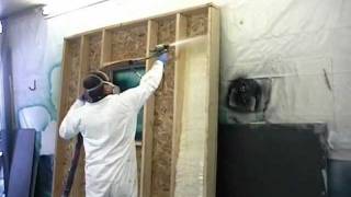 Polyurethane Spray Foam Demo Video [upl. by Anav669]