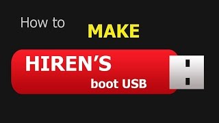 How to Make Hiren Bootable USB Updated [upl. by Fatsug322]