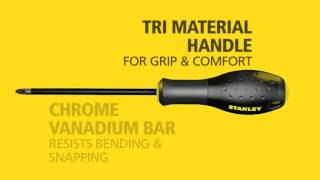 STANLEY® FATMAX® simulated diamond tip screwdrivers [upl. by Ayela]