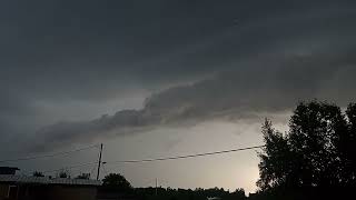 72122  Severe Thunderstorm Getting Ready To Hit Breedsville Michigan the day after my birthday [upl. by Sidhu]