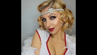 Gatsby  Roaring 20s inspired hair tutorial by Irina Bilka [upl. by Winograd]