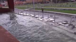 Lesondazione del Lago Maggiore a Luino e Germignaga tanti i detriti a riva 13 novembre 2014 [upl. by Aznerol]