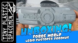 Unboxing amp Review Forge World Legio Custodes Coronus Transport [upl. by Pisano435]