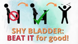 Overcome paruresis shy bladder naturally in less than 4 weeks [upl. by Yenial]