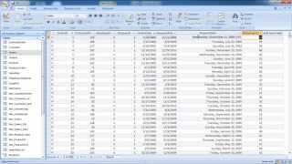 How to Format Date and Time Values in Access [upl. by Llabmik869]