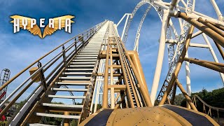 Hyperia 4K Front Seat POV  UKs Tallest amp Fastest Coaster  Thorpe Park [upl. by Mossberg]