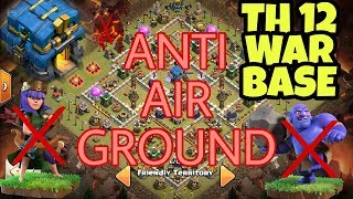 TH12 WAR BASE ANTI 2 STAR  TH12 ANTI EVERYTHING  TH12 BASE  CLASH OF CLANS [upl. by Aldo142]