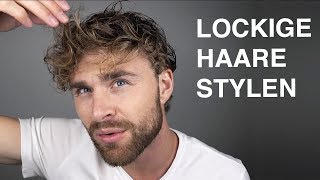 LOCKEN MACHEN MÄNNER ● Haarstyling TUTORIAL für Männer mit LOCKEN  DANIEL KORTE [upl. by Wahkuna]