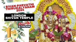 SivanParvathi Thirukalyanam 2024London Shivan TemplePart 1 [upl. by Hoo]