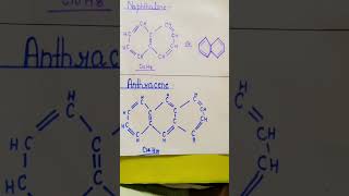 Naphthalene amp Anthracene structure 💗 [upl. by Margherita]