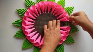 wallmatepaper wallmatepaper wall hangingswall hanging craft ideas newকাগজের ফুলpaper craft 46 [upl. by Cher]