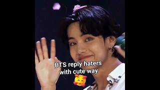 bts reply to haters with swag 😎 btsshorts [upl. by Kurtis226]