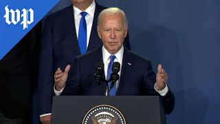 Biden introduces Zelensky as Putin [upl. by Plunkett]