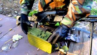 PKM Replica  Airsoft Replica Test [upl. by Anaihs]