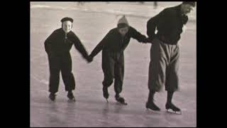 Schaatsen in Thialf Arnhem ca 1939  1942 [upl. by Negroj719]