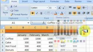 Microsoft Excel Tutorial  Making a Basic Spreadsheet in Excel [upl. by Spain397]