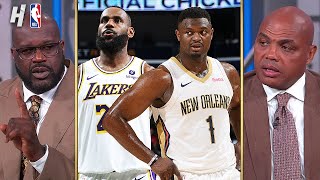 Inside the NBA previews Lakers vs Pelicans  2024 NBA PlayIn Tournament [upl. by Ennelram]