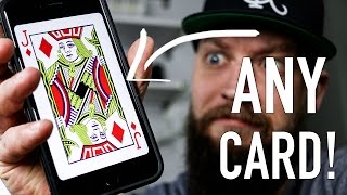 NEW MAGIC APP CAN READ YOUR MIND Any Card [upl. by Avad]