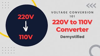 220V to 110V Converter Demystified A Complete Guide [upl. by Garap954]