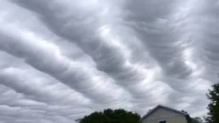 Wave clouds  Undulatus Asperatus [upl. by Brazee]