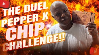 The Spiciest Chip Challenge Ever The Duel with Pepper X [upl. by Aicatan]