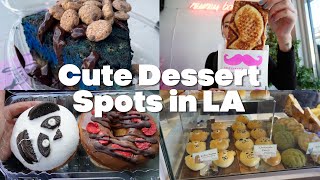 5 Super Cute Dessert amp Pastry Places in LA  Los Angeles Food Guide [upl. by Livi324]