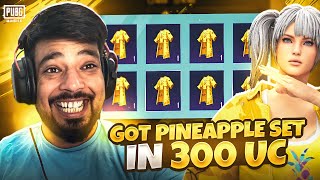 I Got Pineapple 🍍 Set In 300 UC 😍  FM Radio Gaming [upl. by Nyl]