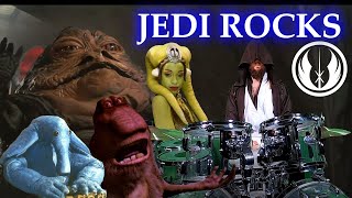 Star Wars  Jedi Rocks  Drum Cover Return Of The JediJabbas Palace Band [upl. by Harcourt]