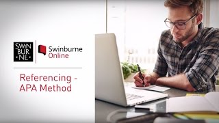 APA Referencing Guide  How To Reference  Swinburne Online [upl. by Akerehs169]