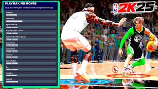 JOE KNOWS OFFICIAL JUMPSHOT DRIBBLE MOVES and DUNK PACKAGES  BEST DRIBBLE MOVES NBA 2K25 [upl. by Nodnarbal]