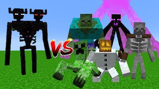 Ender TitanFarlander Mod Vs Rebalanced Mutant MonstersMutants Buff  Minecraft Mob Battle [upl. by Ocirrej]