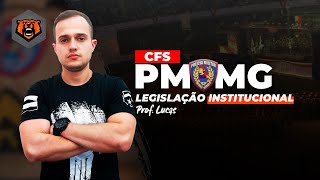 Concurso PM MG  CFS  Legislação Institucional  Diretriz de Gestão Operacional  Prof Lucas [upl. by Akenehs]