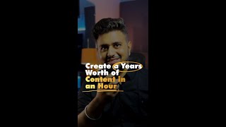 Want to Create a Years Worth of Content in Just 1 Hour [upl. by Harim38]