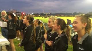 Auctioneer Bill Goebel auctions pie for Hinton HS cheerleaders [upl. by Ahselrak]