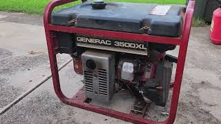 Preauction Sale 3500 Watt Generac Generator [upl. by Nylia80]