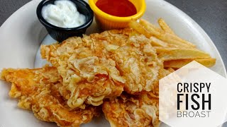 Crispy Fried Fish Recipe  Fish Broast Recipe  Eat Yummyy [upl. by Aizitel]