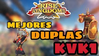 MEJORES COMANDANTES PARA KVK1  Rise of kingdoms [upl. by Merridie833]