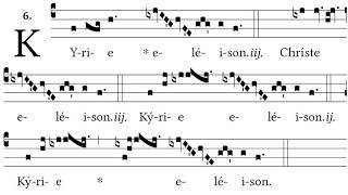 Kyrie C Missa XVII for Advent  Gregorian Chant [upl. by Ardolino139]