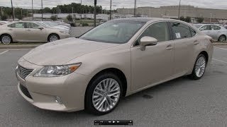 20132014 Lexus ES350 Ultra Luxury Start Up Exhaust and In Depth Review [upl. by Skerl]