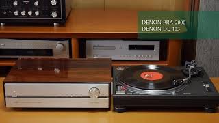 DENON PRA2000 vs Phasemation EA300 DENON DL103 R Strauss Also sprach Zarathustra [upl. by Salb450]