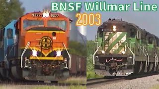 BNSF SD9 Mainline Revival  BNSF’s Wayzata Subdivision FULL VIDEO 2003 [upl. by Egiap388]