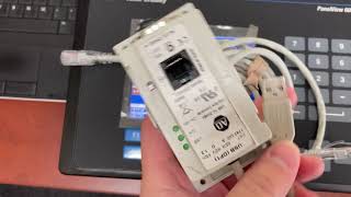 Allen Bradley Panelbuilder32  How To Upload  DH485 [upl. by Zamora]