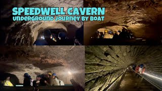 Speedwell Cavern England Underground boat trip [upl. by Celia]