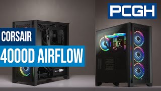 Corsair 4000D Airflow  Gehäuse vorgestellt  Start 20 Jahre PCGH JubiläumsGewinnspiel [upl. by Deelaw]